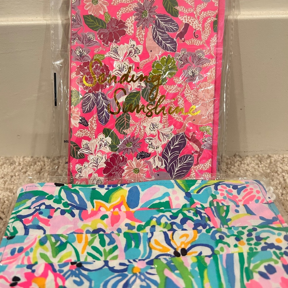 NWT - Lilly Pulitzer Face Masks (3) and set of 4 Cards